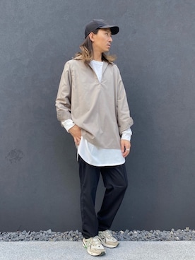 「Y-3（ワイスリー）のアイテム（パンツ）」を使った、taikiさん（メンズ・177cm）の夏コーディネート