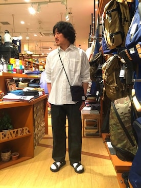 「F/CE. （エフシーイー）のアイテム」を使った、A.高橋さん（メンズ・171cm）の春コーディネート