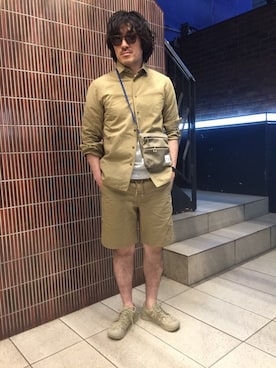 「F/CE. （エフシーイー）のアイテム」を使った、A.高橋さん（メンズ・171cm）の春コーディネート