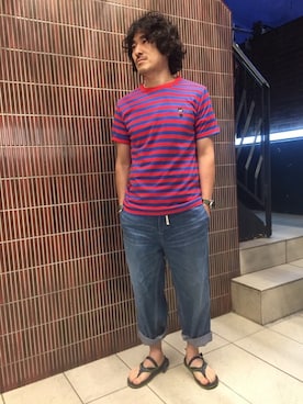 「KATO`（カトー）のアイテム」を使った、A.高橋さん（メンズ・171cm）の夏コーディネート