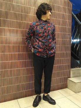 「SPELLBOUND（スペルバウンド）のアイテム」を使った、A.高橋さん（メンズ・171cm）の夏コーディネート