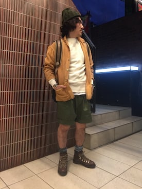 「F/CE. （エフシーイー）のアイテム」を使った、A.高橋さん（メンズ・171cm）の夏コーディネート