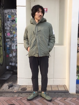 「ダウンシューズ」｜A.高橋さん（メンズ・171cm）の秋コーディネート
