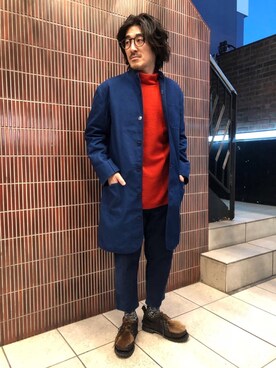 「POTER CLASIC」｜A.高橋さん（メンズ・171cm）の冬コーディネート