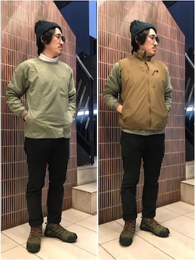 「BURLAP OUTFITTER（バーラップアウトフィッター）のアイテム」を使った、A.高橋さん（メンズ・171cm）の冬コーディネート