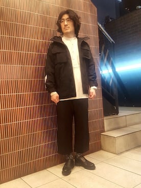 「rasox（ラソックス）のアイテム」を使った、A.高橋さん（メンズ・171cm）の冬コーディネート