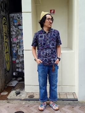 「Beaver渋谷店」｜A.高橋さん（メンズ・171cm）の夏コーディネート