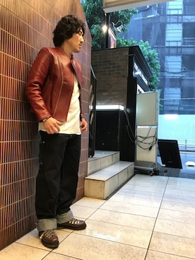 「Goodwear(Since1983)（グッドウェア）のアイテム」を使った、A.高橋さん（メンズ・171cm）の夏コーディネート