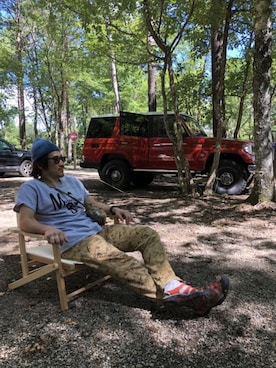 「F/CE. （エフシーイー）のアイテム」を使った、A.高橋さん（メンズ・171cm）の夏コーディネート