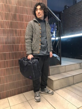 「rasox（ラソックス）のアイテム」を使った、A.高橋さん（メンズ・171cm）の冬コーディネート