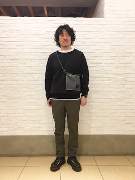 「and wander（アンドワンダー）のアイテム」を使った、A.高橋さん（メンズ・171cm）の春コーディネート