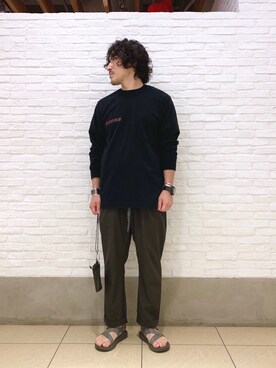 「MANASTASH（マナスタッシュ）のアイテム（スラックス）」を使った、A.高橋さん（メンズ・170cm）の夏コーディネート