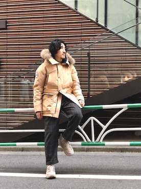 「Down Jacket 」｜A.高橋さん（メンズ・171cm）の冬コーディネート
