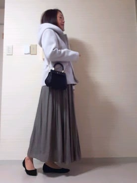 「STYLE DELI（スタイルデリ）のアイテム（スカート）」を使った、tomonsさん（レディース・150cm）の春コーディネート
