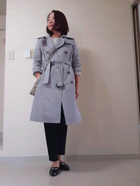 「STYLE DELI（スタイルデリ）のアイテム（パンツ）」を使った、tomonsさん（レディース・155cm）の春コーディネート