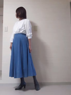 「AULI（アウリィ）のアイテム」を使った、tomonsさん（レディース・155cm）の秋コーディネート