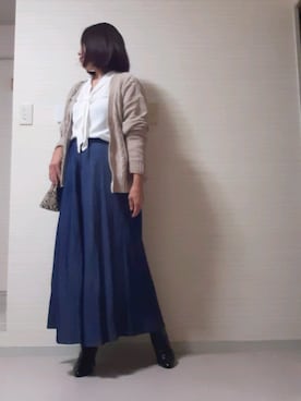 「SOUP（スープ）のアイテム」を使った、tomonsさん（レディース・155cm）の秋コーディネート