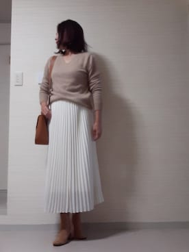 「BELLMER（ベルメール）のアイテム」を使った、tomonsさん（レディース・155cm）の秋コーディネート