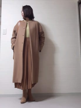 「BELLMER（ベルメール）のアイテム」を使った、tomonsさん（レディース・155cm）の冬コーディネート