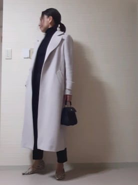 「STYLE DELI（スタイルデリ）のアイテム（パンツ）」を使った、tomonsさん（レディース・155cm）の冬コーディネート