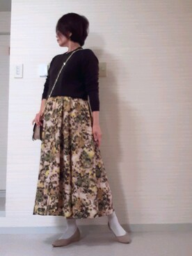 「PUBLUX（パブリュクス）のアイテム（バッグ）」を使った、tomonsさん（レディース・155cm）の冬コーディネート