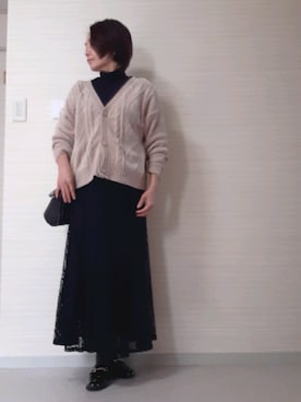 「neue marche（ノイエマルシェ）のアイテム」を使った、tomonsさん（レディース・155cm）の春コーディネート