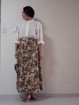 「PUBLUX（パブリュクス）のアイテム（バッグ）」を使った、tomonsさん（レディース・155cm）の春コーディネート