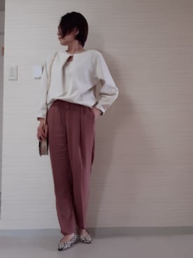 「PUBLUX（パブリュクス）のアイテム（バッグ）」を使った、tomonsさん（レディース・155cm）の春コーディネート