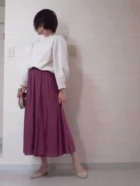 「PUBLUX（パブリュクス）のアイテム（バッグ）」を使った、tomonsさん（レディース・155cm）の春コーディネート
