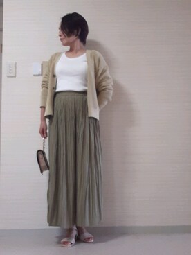 「PUBLUX（パブリュクス）のアイテム（バッグ）」を使った、tomonsさん（レディース・155cm）の春コーディネート