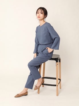 「タックイン」｜カシヤマさん（レディース・163cm）の春コーディネート