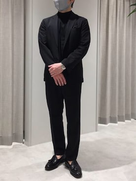 「KASHIYAMA（カシヤマ）のアイテム」を使った、カシヤマさん（メンズ・160cm）の春コーディネート