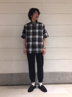 野村　浩平さん（メンズ・174cm）の夏コーディネート