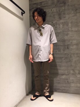 野村　浩平さん（メンズ・174cm）の夏コーディネート