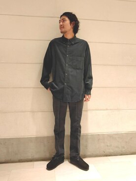 野村　浩平さん（メンズ・174cm）の秋コーディネート