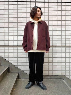 野村　浩平さん（メンズ・174cm）の冬コーディネート