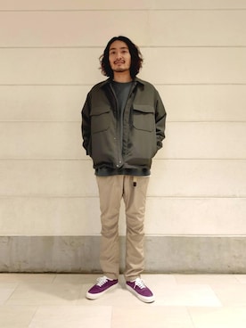 野村　浩平さん（メンズ・174cm）の冬コーディネート