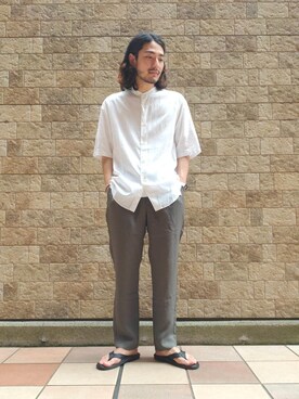 野村　浩平さん（メンズ・174cm）の夏コーディネート