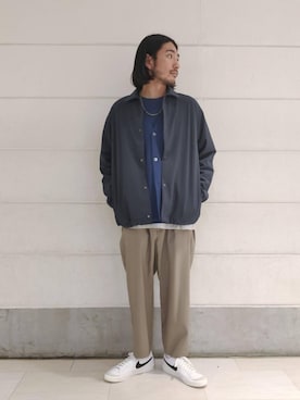 「BEAUTY&YOUTH UNITED ARROWS（ビューティーアンドユースユナイテッドアローズ）のアイテム（その他アウター）」を使った、野村　浩平さん（メンズ・174cm）の冬コーディネート