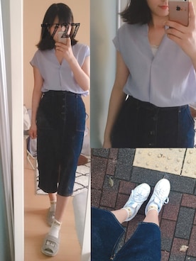 MIMIMさん（レディース・162cm）の夏コーディネート