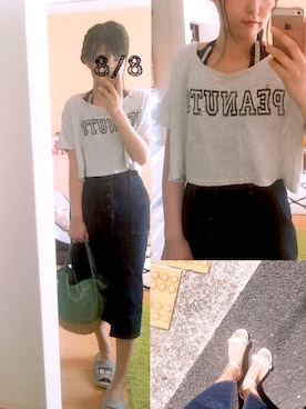 MIMIMさん（レディース・162cm）の夏コーディネート