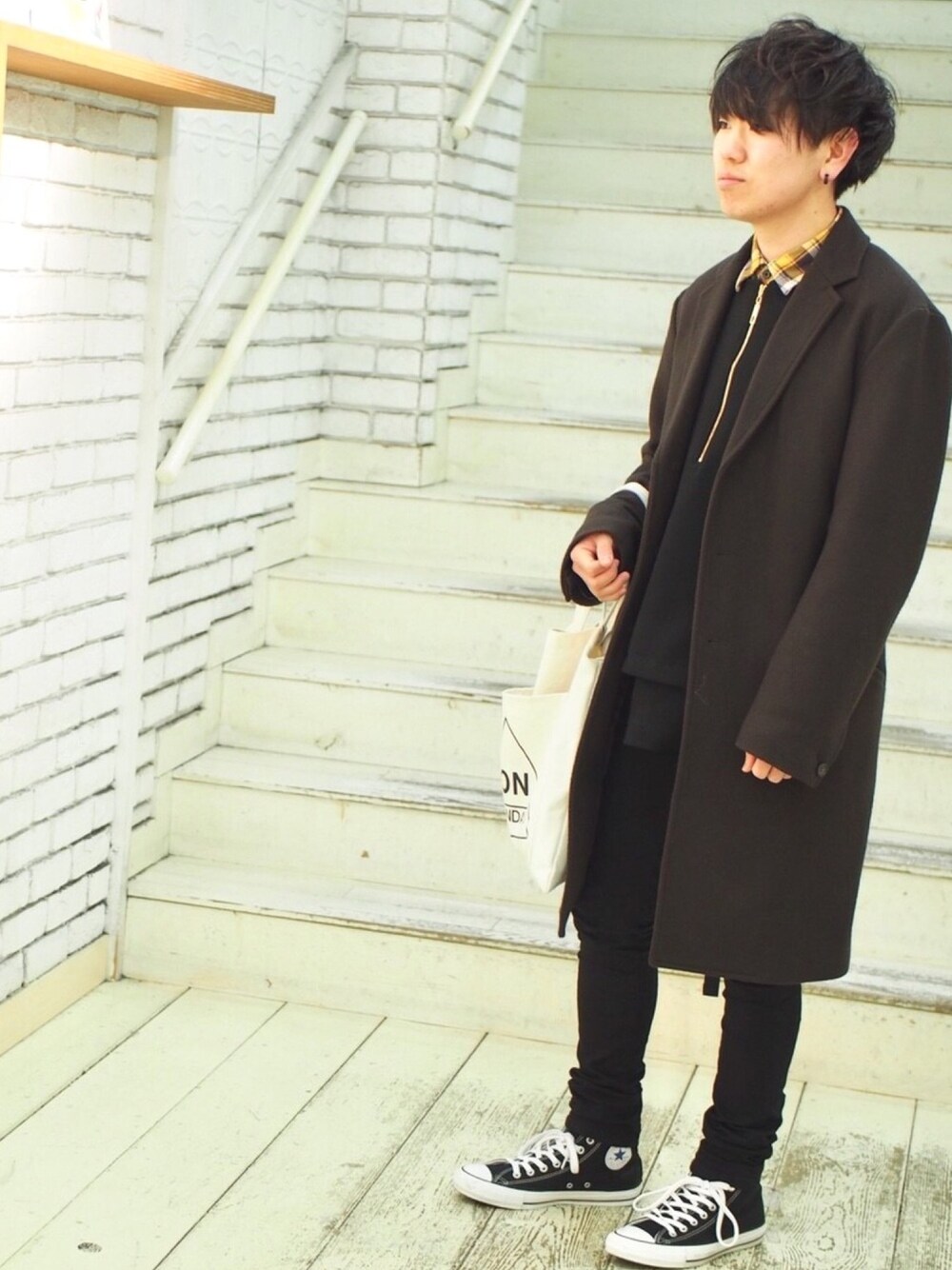 FACTOTUM/ファクトタム　STUDIOUS別注 ウールオーバーコート FACTOTUM/ファクトタムSTUDIOUS別注 ウールオーバーコート