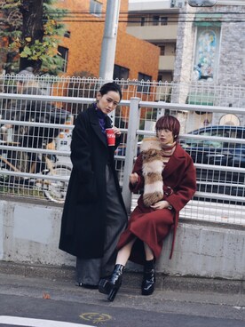 関本香里さん（レディース・160cm）の冬コーディネート