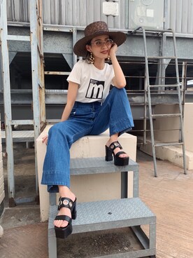 関本香里さん（レディース・160cm）の夏コーディネート