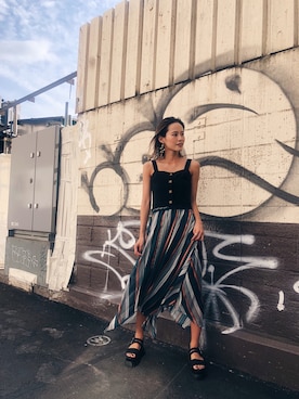 関本香里さん（レディース・160cm）の夏コーディネート