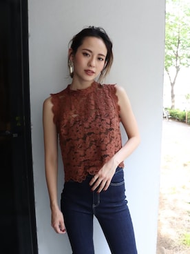 関本香里さん（レディース・160cm）の夏コーディネート