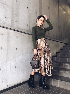 関本香里さん（レディース・160cm）の夏コーディネート