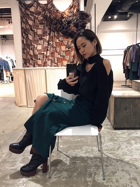 関本香里さん（レディース・160cm）の秋コーディネート