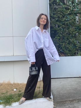 Mila Owen ミラオーウェン の ビッグシルエットシャツ シャツ ブラウス Wear