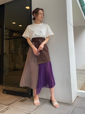 関本香里さん（レディース・160cm）の春コーディネート